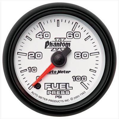Auto Meter Phantom II Electric Fuel Pressure Gauge - 7563